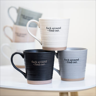 Drinkware (Ceramic) - FAFO / Neutrals