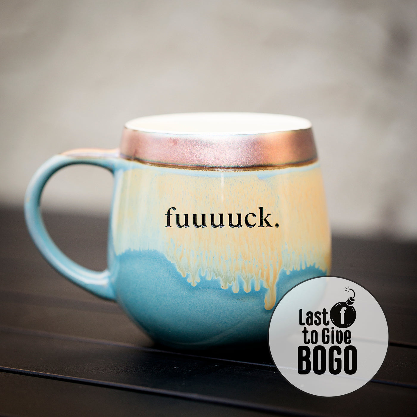 Drinkware (Ceramic) - Mug + Glass BOGO / drip glazed mugs