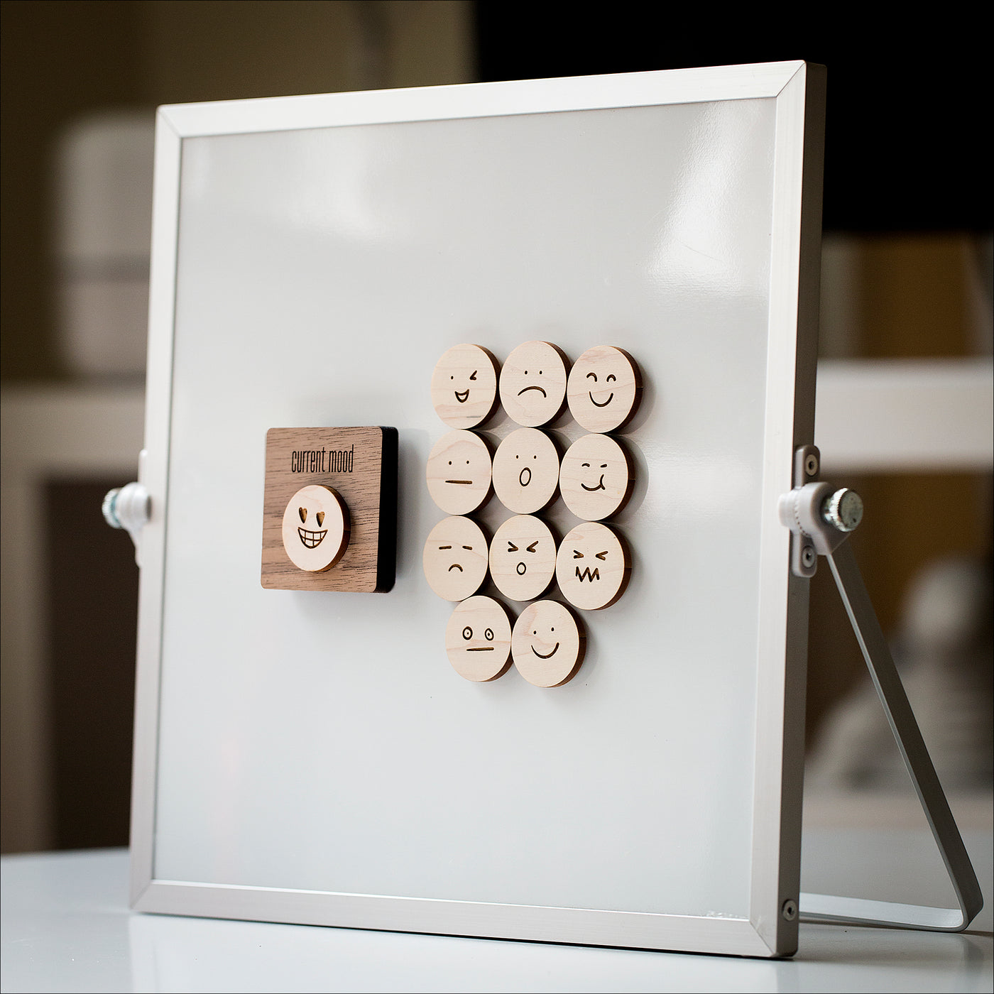 Magnets (Wood) - Interchangeable Mood (emoji)