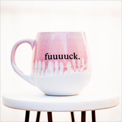 Drinkware (Stoneware) -  fuuuuck + fafo mugs / pink