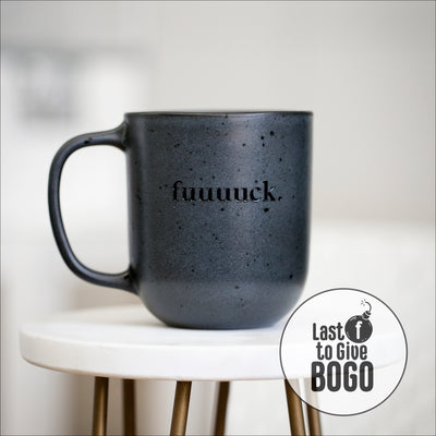 Drinkware (Ceramic) - Mug + Glass BOGO / Black + White Edition