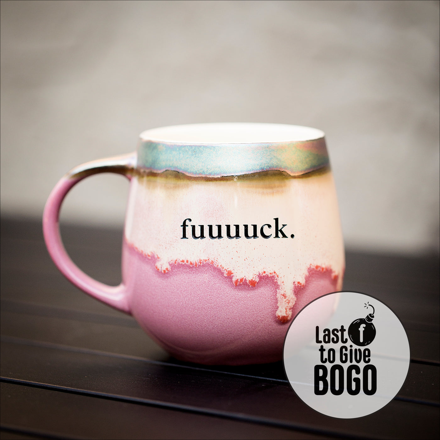 Drinkware (Ceramic) - Mug + Glass BOGO / drip glazed mugs