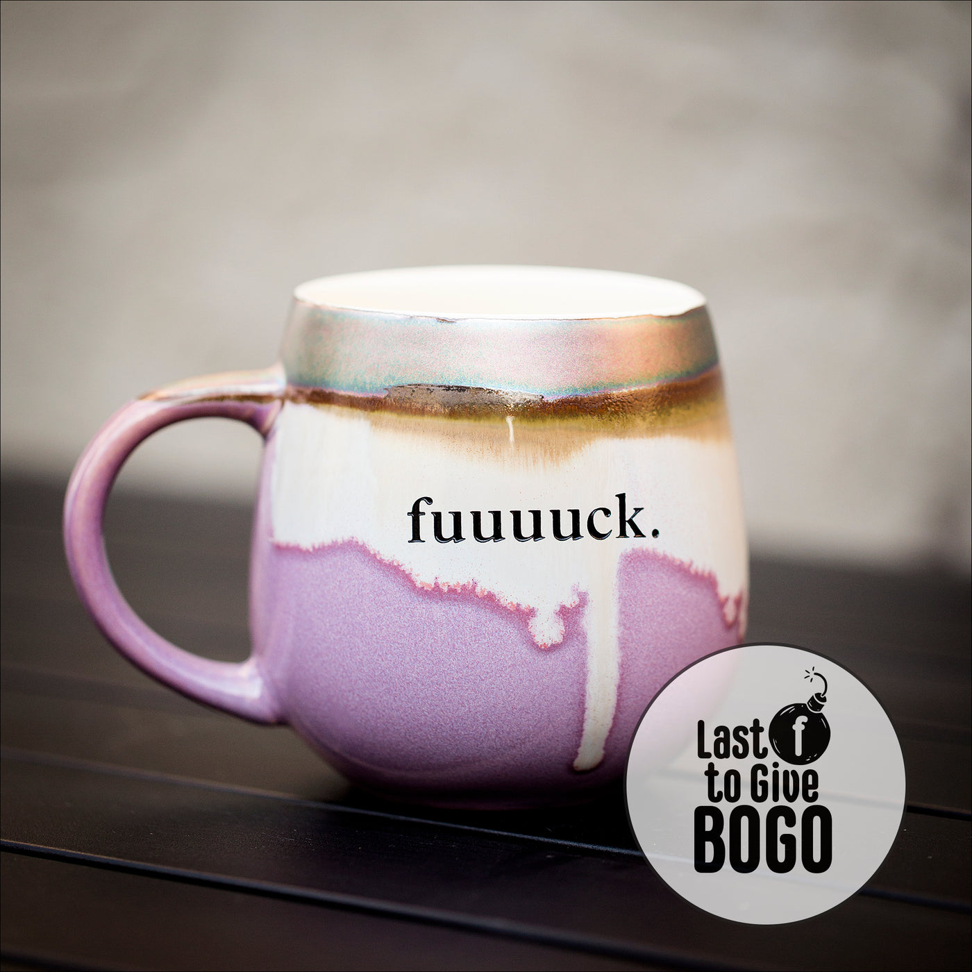 Drinkware (Ceramic) - Mug + Glass BOGO / drip glazed mugs