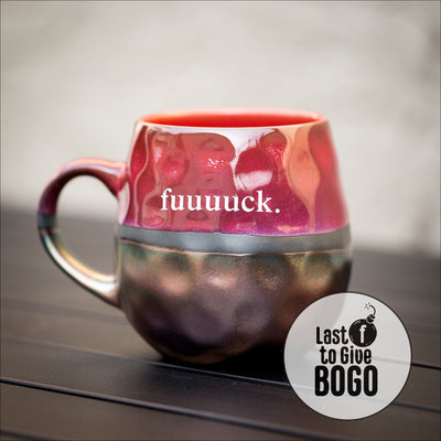 Drinkware (Ceramic) - Mug + Glass BOGO / metallic glazed mugs