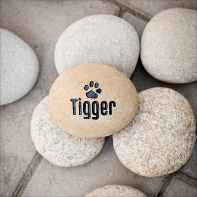 Stones (River Rock) - Paw Print Memorial