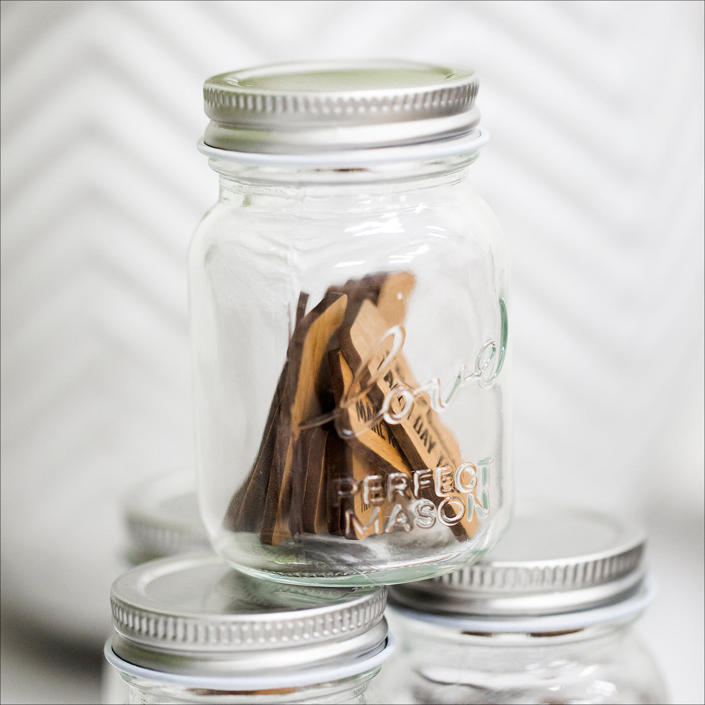 Token Jar (Wood) - A Date to Remember