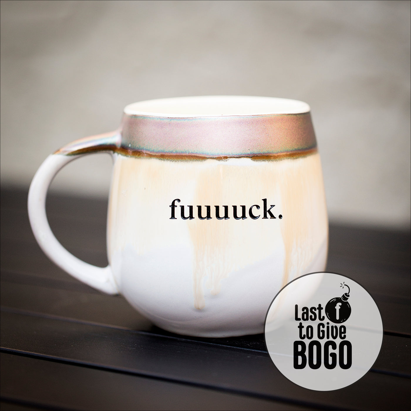 Drinkware (Ceramic) - Mug + Glass BOGO / drip glazed mugs