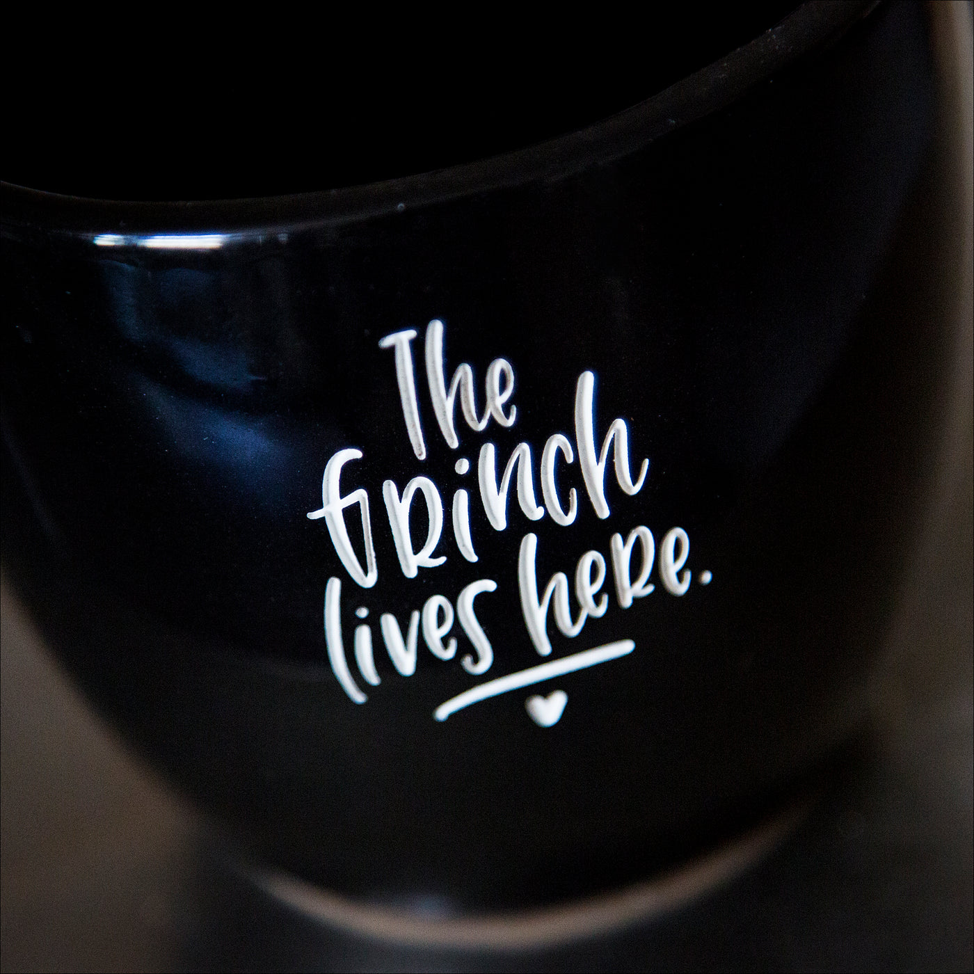 Planters & Pots (Ceramic) - Round Pot - The Grinch Live Here