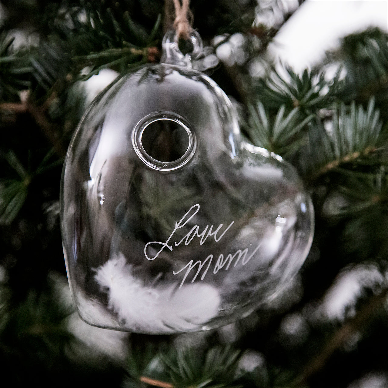 Ornaments (Glass) - Heart shaped
