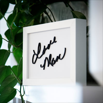Framed Keepsake (Acrylic) - Signature