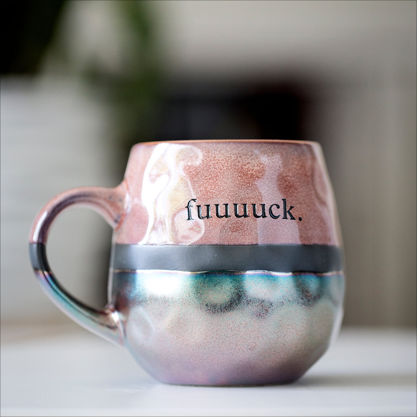 Drinkware (Ceramic) - fuuuuck mug + blank space / coral reef