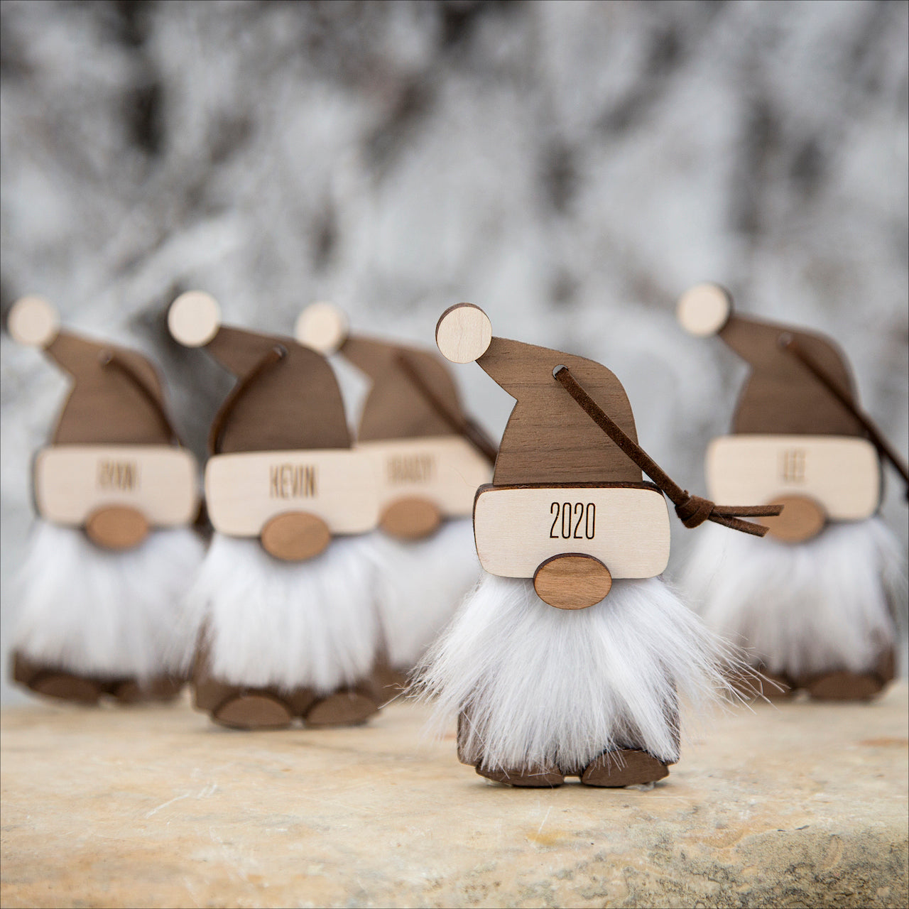 Ornaments (Wood) - Gnome
